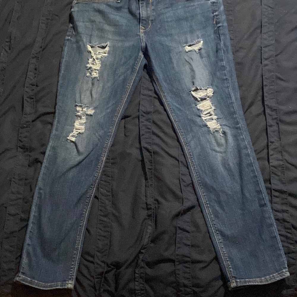 Express mid rise skinny jeans size 14